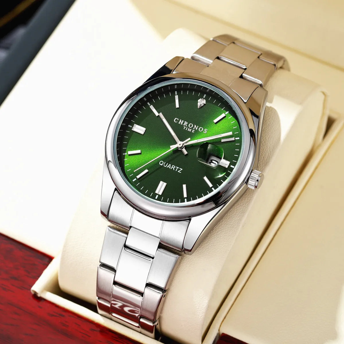 Wristwatch Luminous Quartz Men's