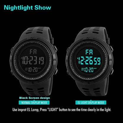 Sports Wristwatch Multifunction Waterproof